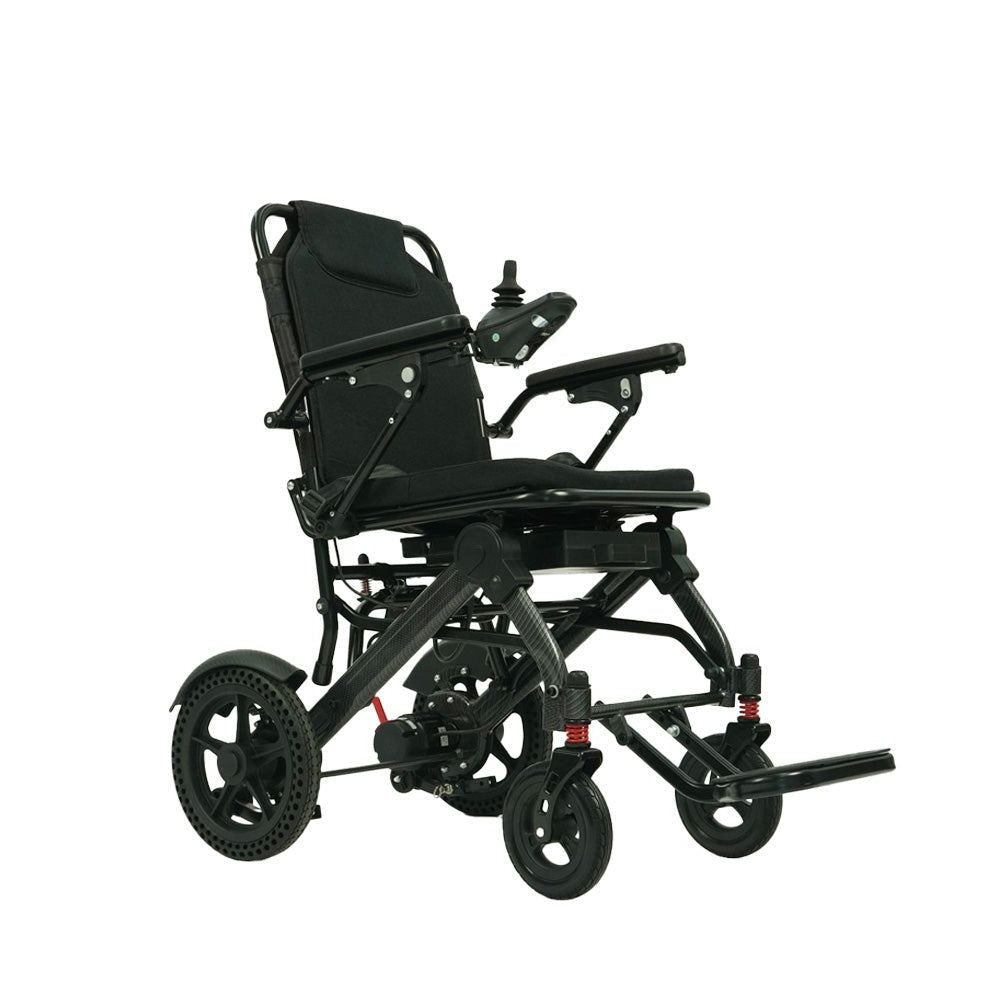 Mobot Design Multi-Features Foldable Electric Travel Wheelchair With Carbon Design ...